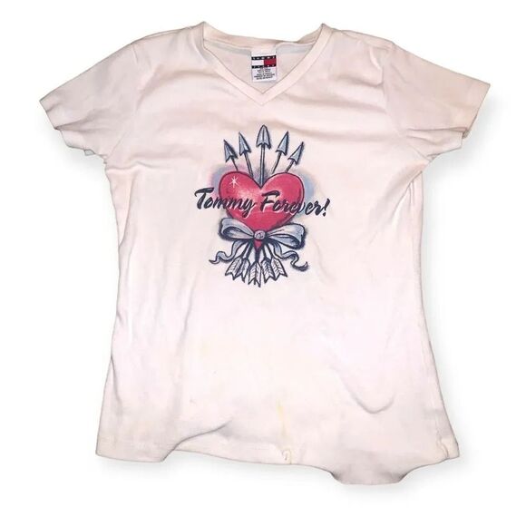 Vintage y2k Tommy Hilfiger rare HTF baby tee - Picture 1 of 5
